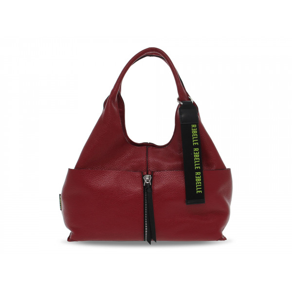 Shopping bag Rebelle NADIA SHOPPING DOLLARO in pelle rosso