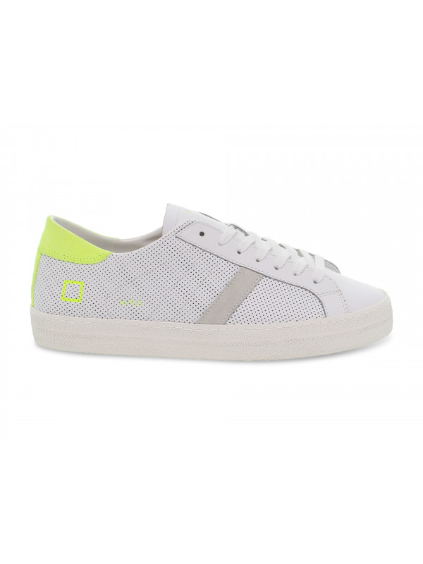 Uitvoeren bijnaam Ontvangst Sneakers D.A.T.E. HILL LOW FLUO PERF.WHITE-YELLOW in white leather - Guidi  Calzature - New Spring Summer 2023 Collection - Guidi Calzature