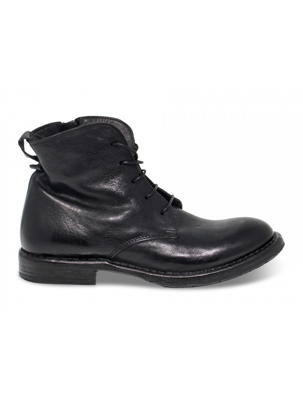 Tien jaar strak ondersteuning Ankle boot Moma in black leather - Guidi Calzature - New Spring Summer 2023  Collection - Guidi Calzature
