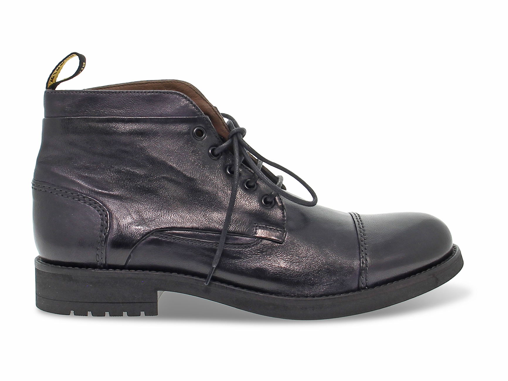 Ankle boot Jp David STILE INGLESE in anthracite leather - Guidi ...